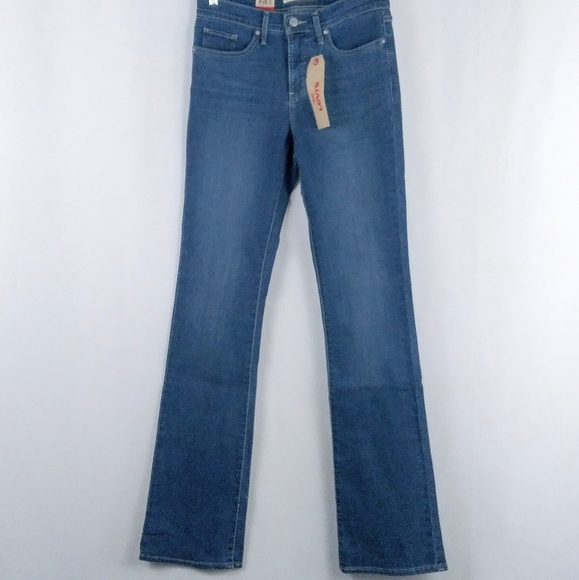 Levi's 315 shaping bootcut women's blue jeans - Picture 2 of 7